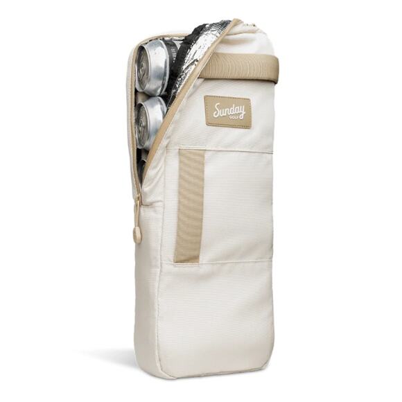 Sunday Golf Other - Sunday Golf Big Frosty Cooler Bag- 7 Can Drink Carrier -Toasted Almond- NWT